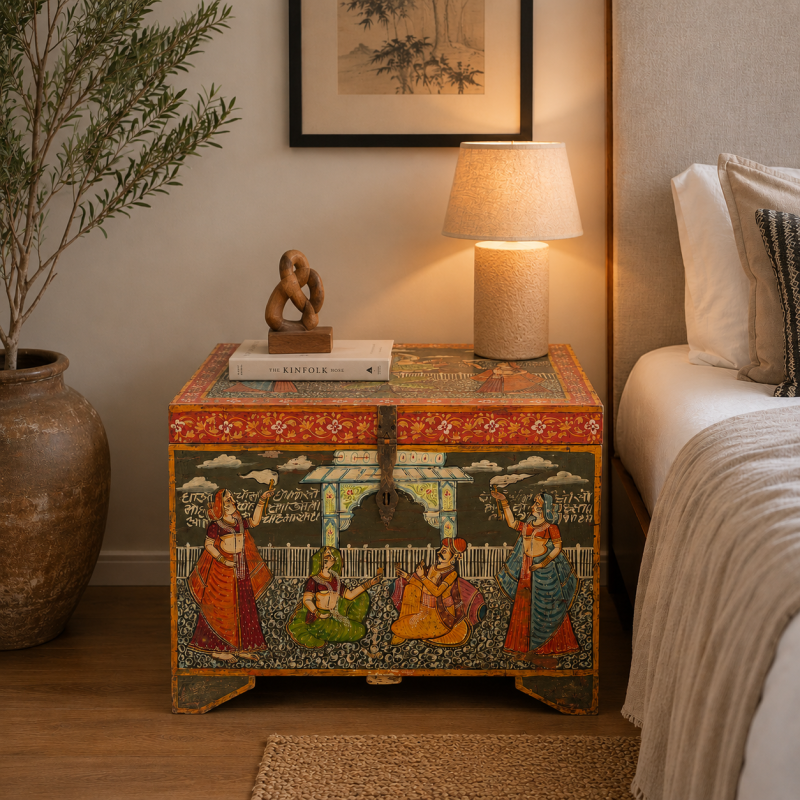 Folklore Painting Chest 