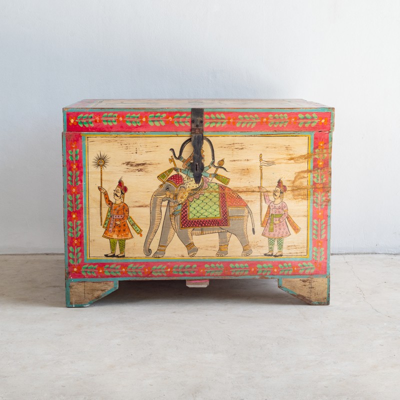 Old Wooden Chest, Folklore Painting