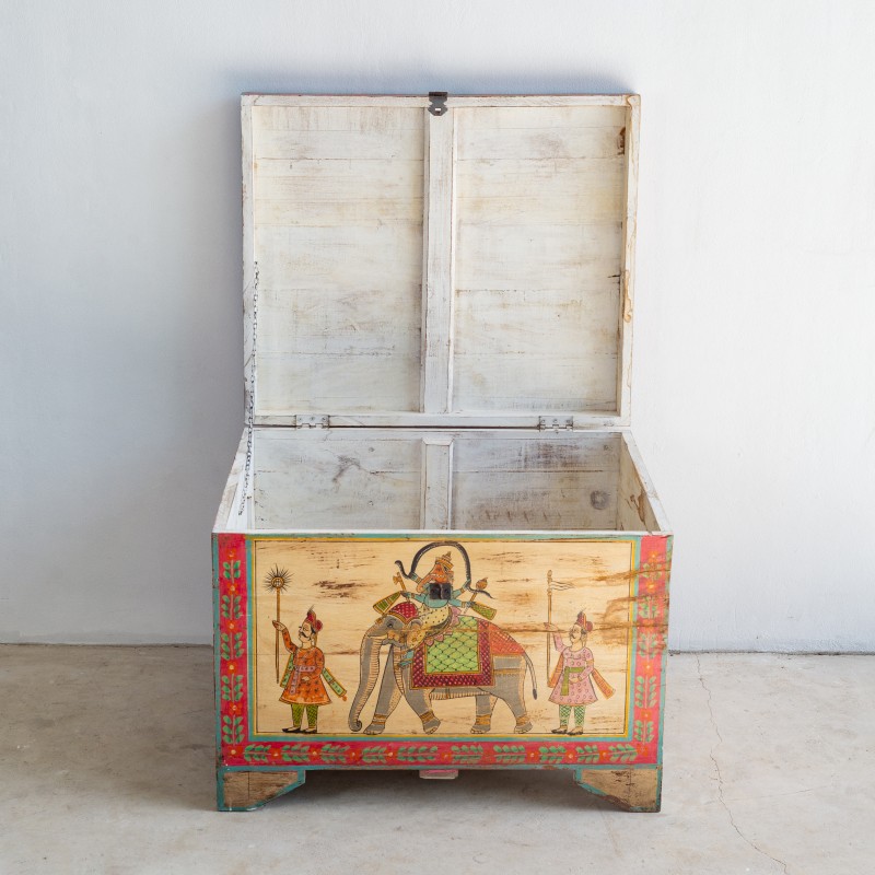 Old Wooden Chest, Folklore Painting