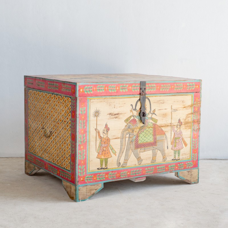 Old Wooden Chest, Folklore Painting