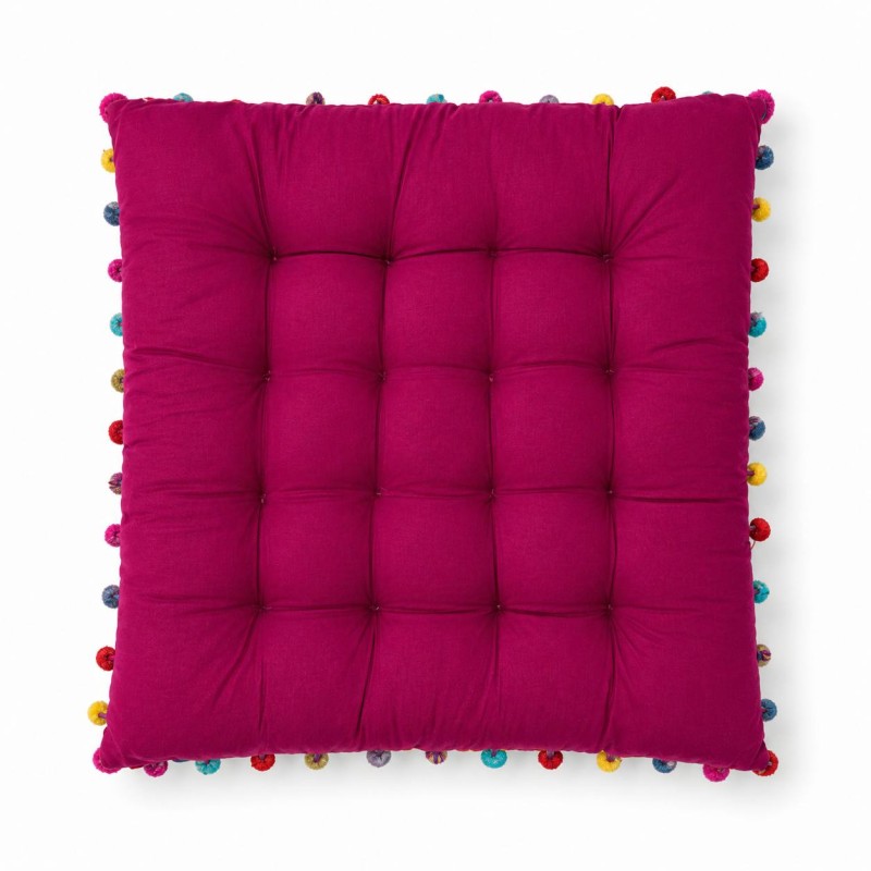 Velvet Patchwork Floor Cushion