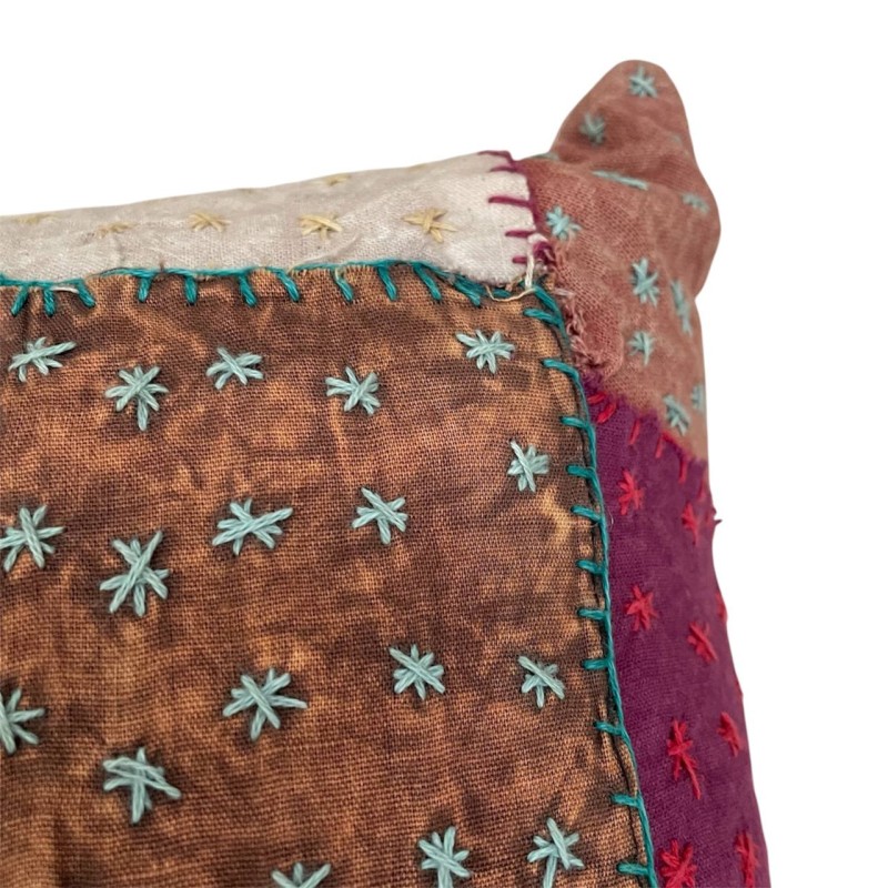 Patchwork Kantha Cushion