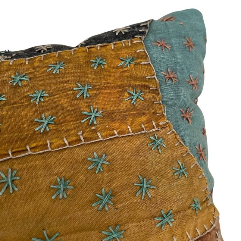 Patchwork Kantha Cushion