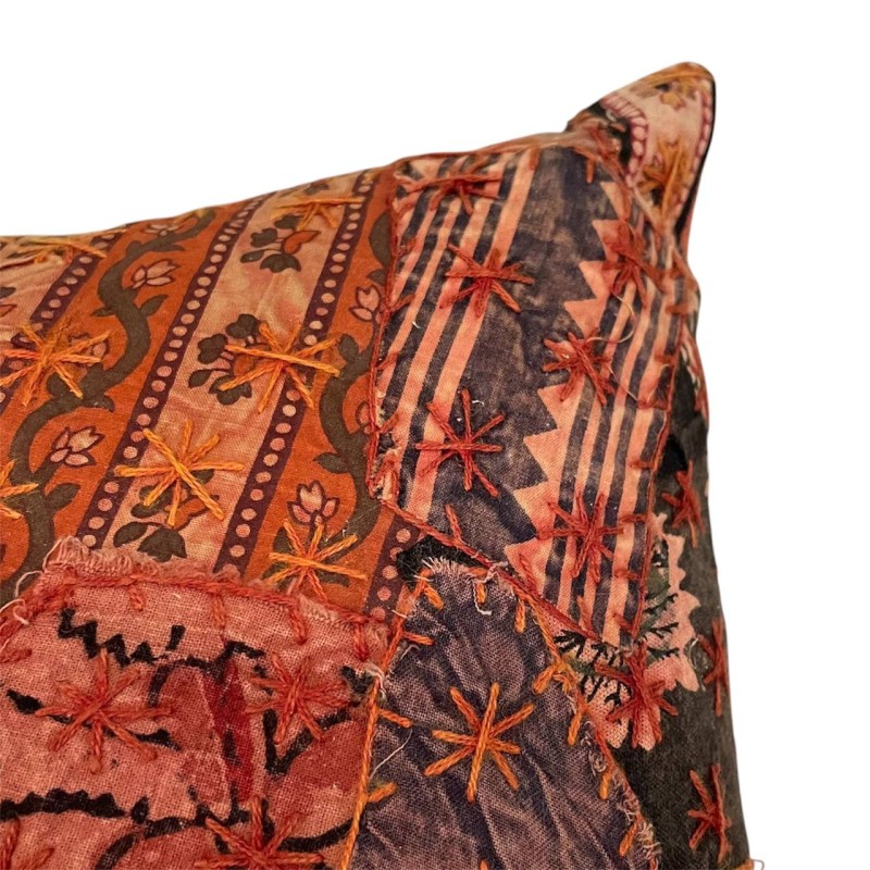 Patchwork Kantha Cushion
