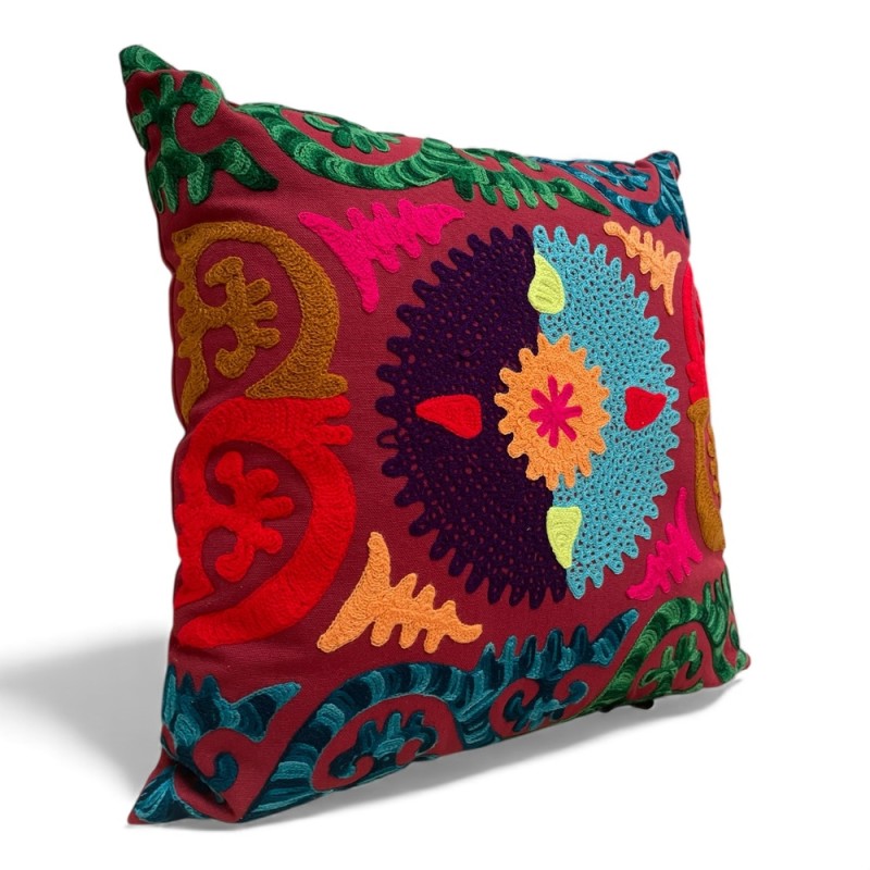 Suzani Embroidered Cushion 