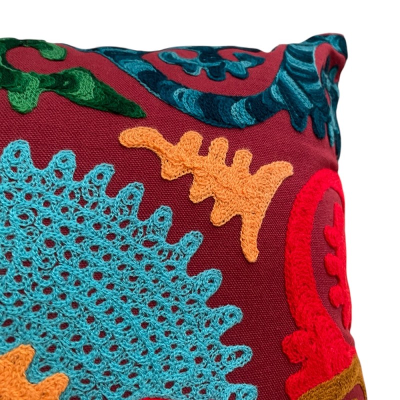Suzani Embroidered Cushion 