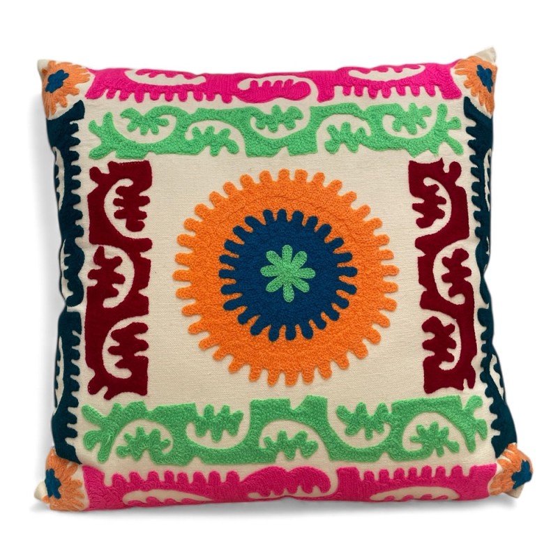 Suzani Embroidered Cushion 