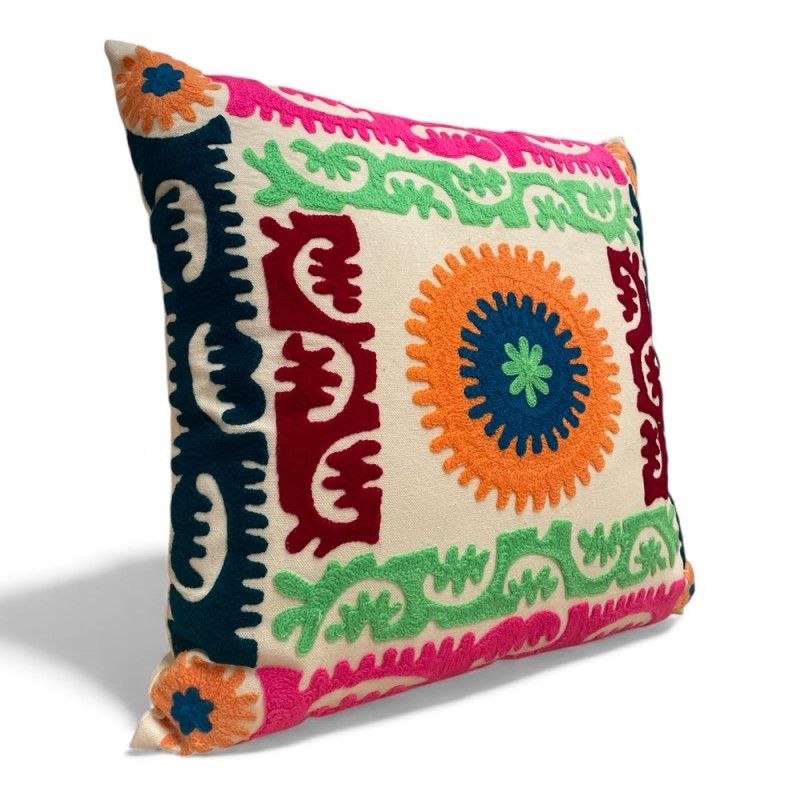 Suzani Embroidered Cushion 