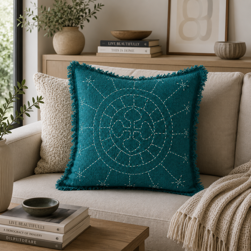 Decorative Cushion – Teal