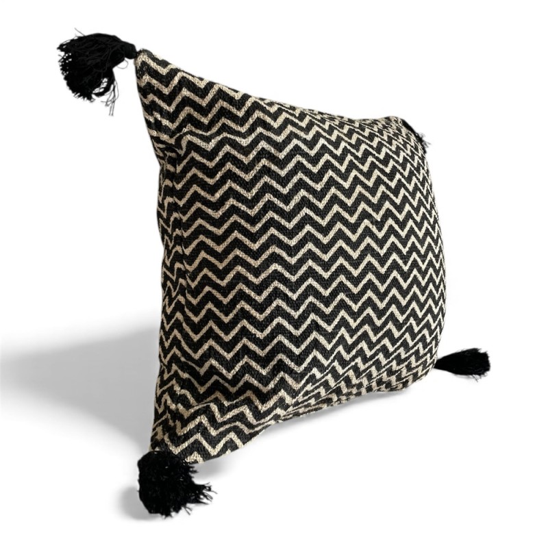 Chevron Tassel Cushion