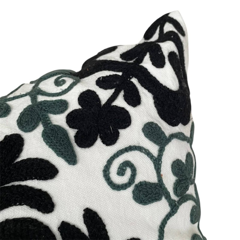Verde Mandala Embroidered Cushion