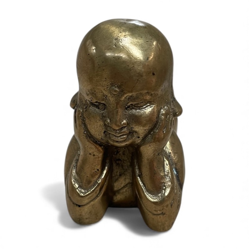 Resting Monk Statue