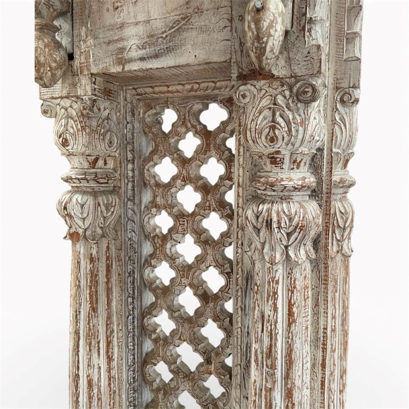 Hand-Carved Wooden Architectural Archway