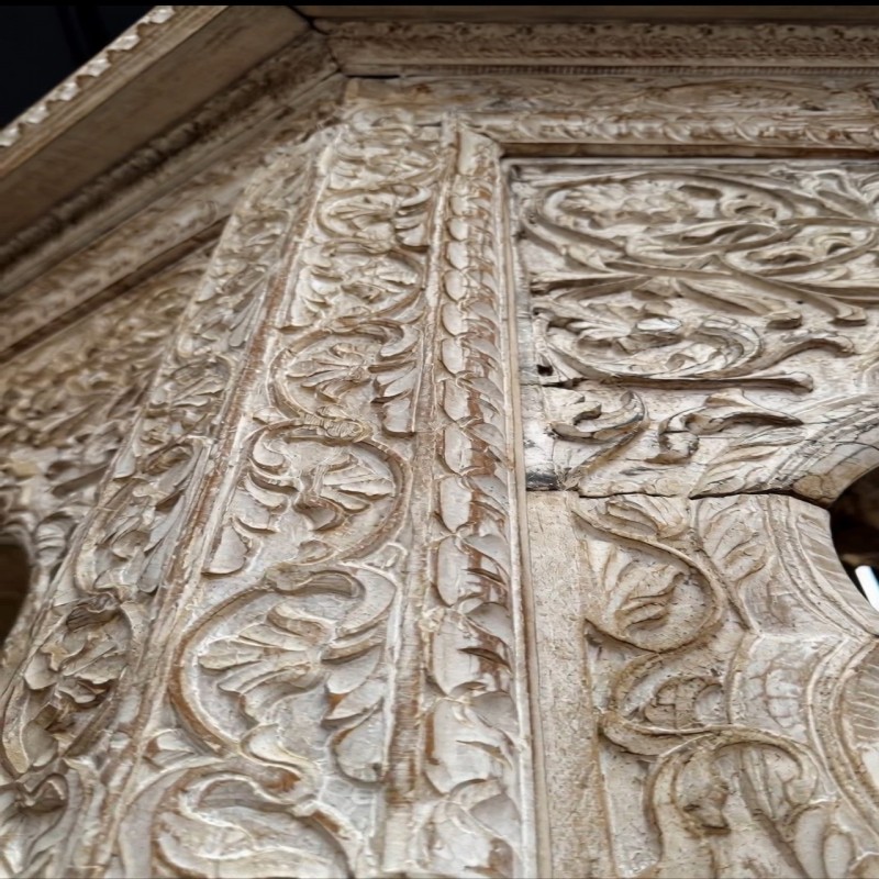 Hand-Carved Wooden Pavilion