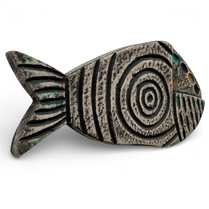 Tribal Wooden Fish Decor