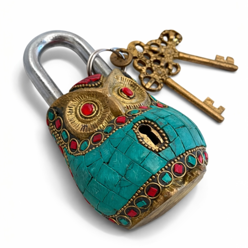  Owl Padlock