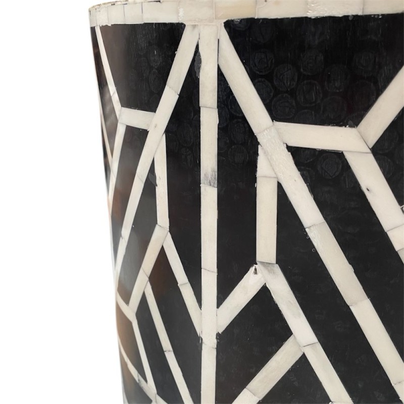  Bone Inlay Side Table