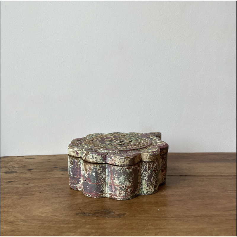 Small Carved Wooden Box