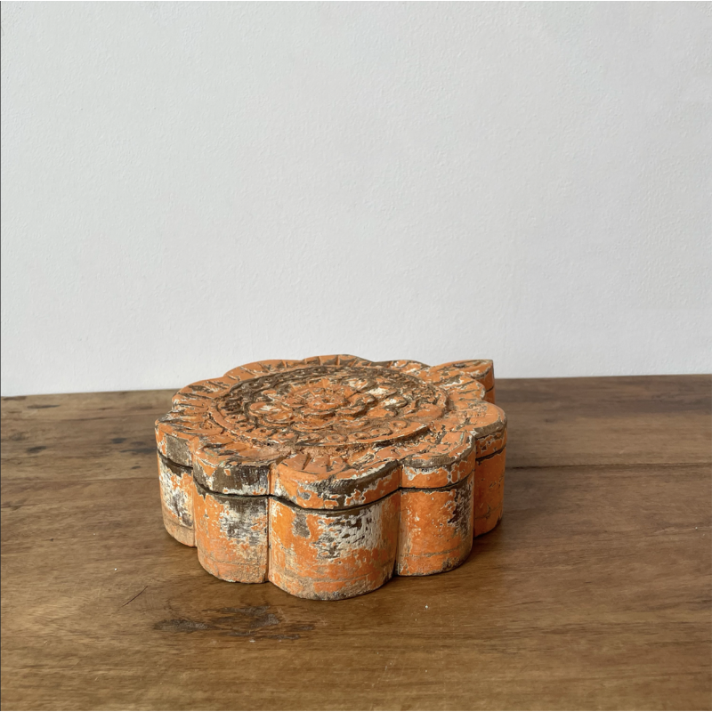 Small Carved Wooden Box
