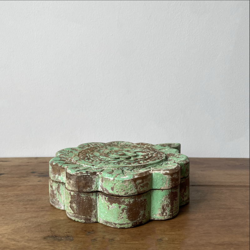 Small Carved Wooden Box