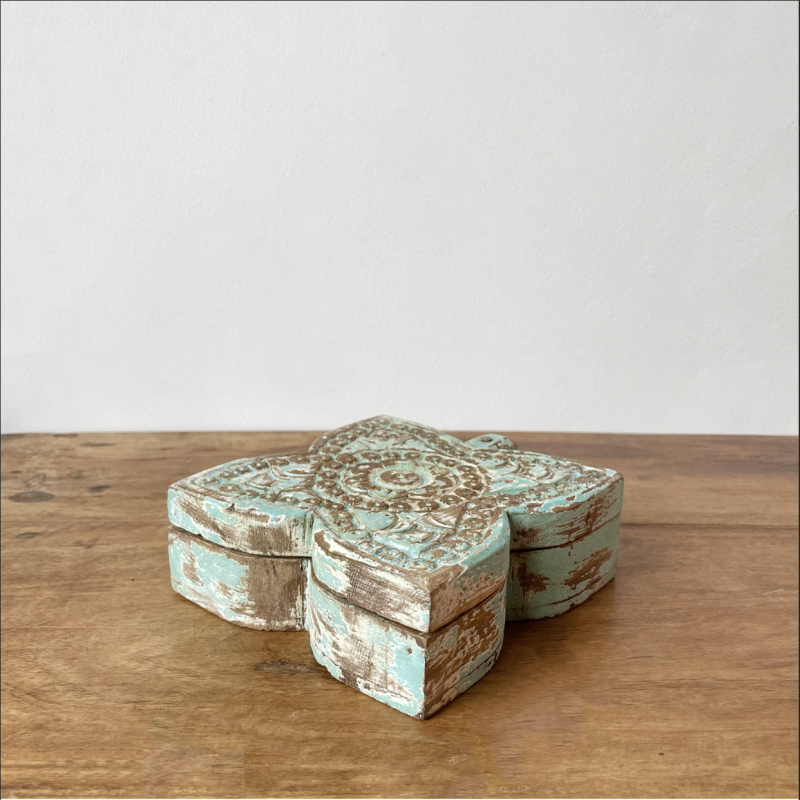 Small Carved Wooden Box