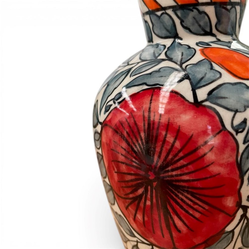 Hand-Painted Ceramic Vase