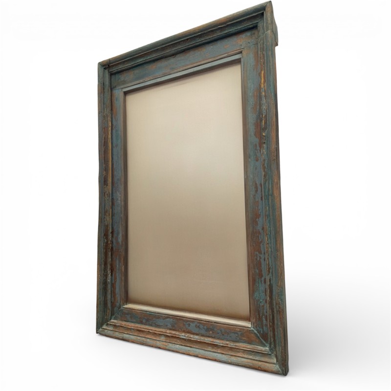 Antique Teak Wall Mirror