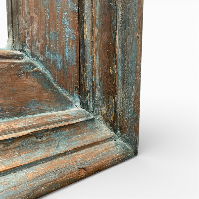 Antique Teak Wall Mirror