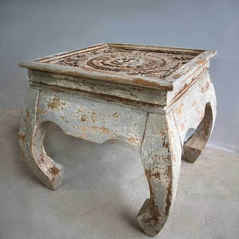 Destressed Painted Coffee Table