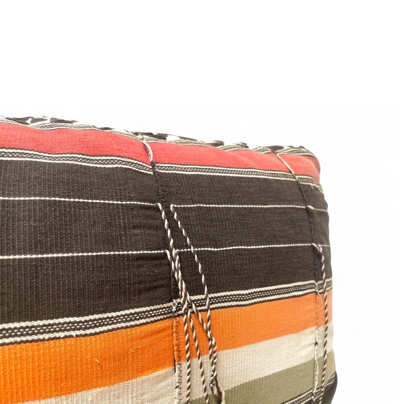 Tribal Loomed Striped Cushion