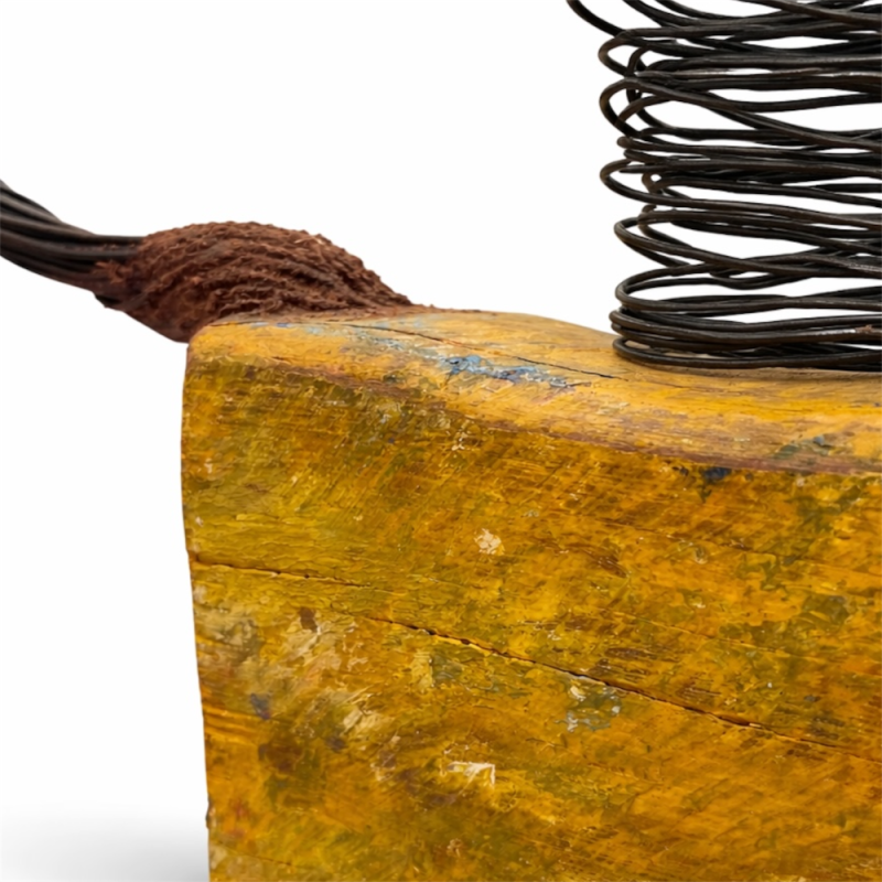 Handmade Metal Horse Sculpture