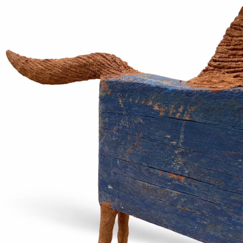  Rustic Wooden Horse Sculpture