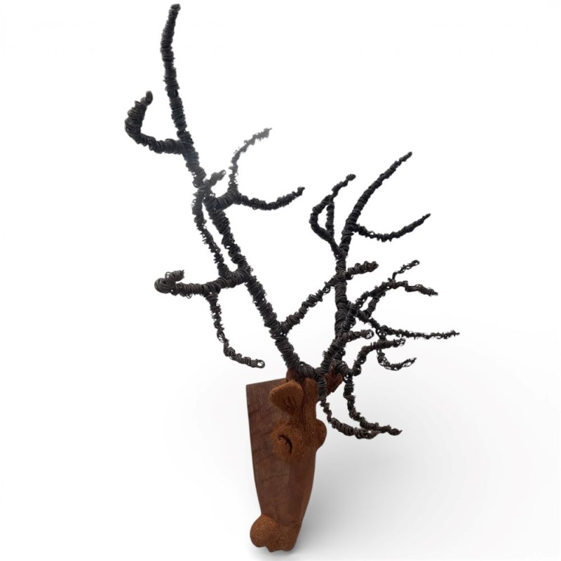 Wire Antler Deer Sculpture