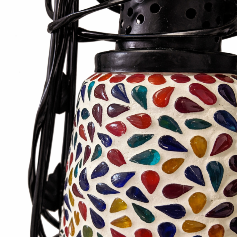 Mosaic Lantern Lamp