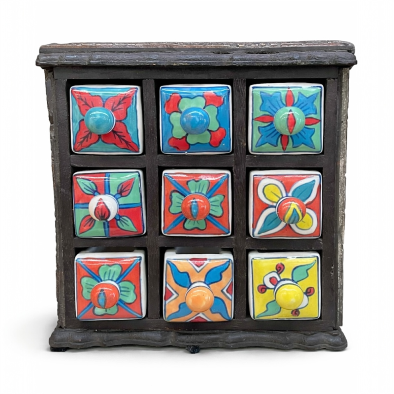 Ceramic Drawer Mini Cabinet