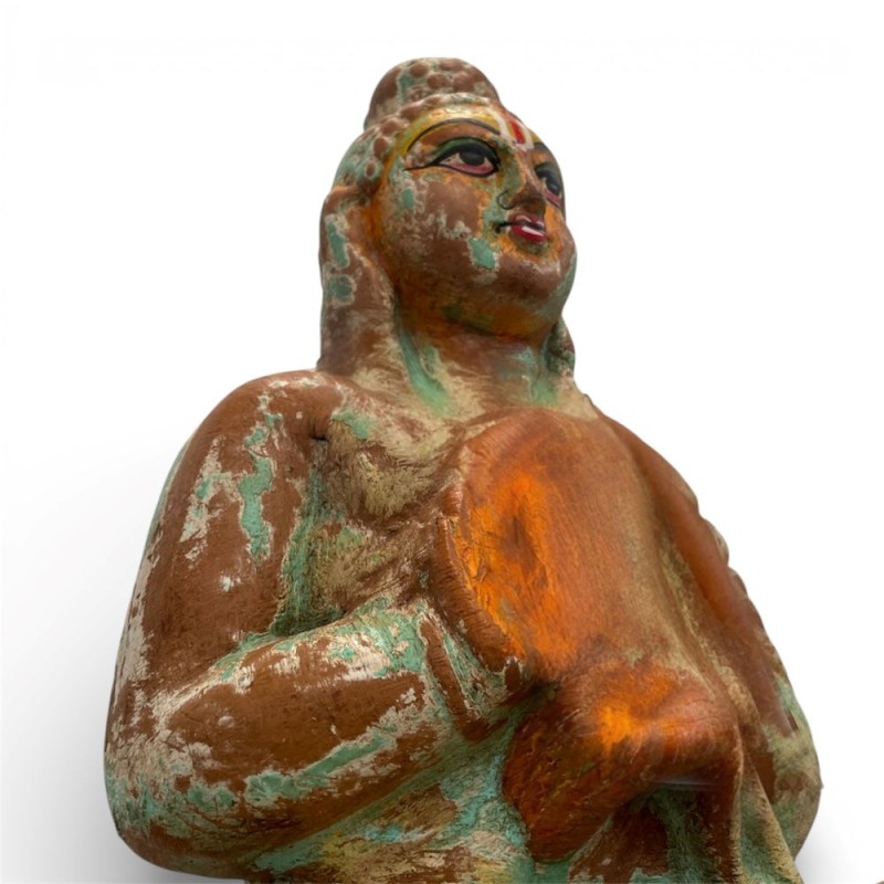  Antique Buddha Statue with Bowl