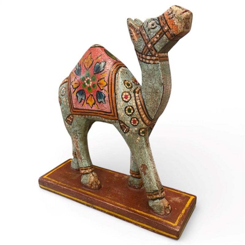 Hand-Painted Decorative Camel Figurine