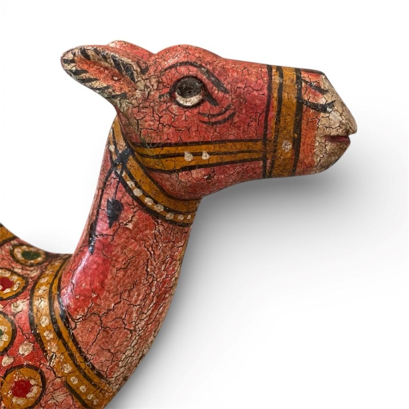 Vintage Hand-Carved Wooden Animal