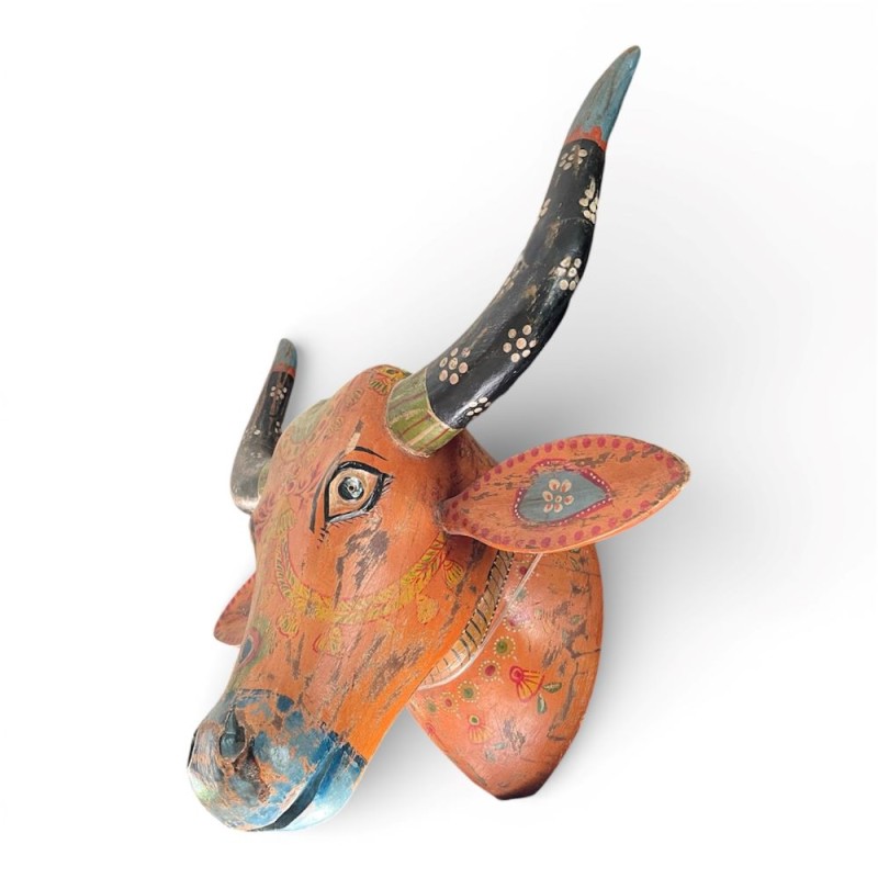 Hand-Carved Floral Wall Panel