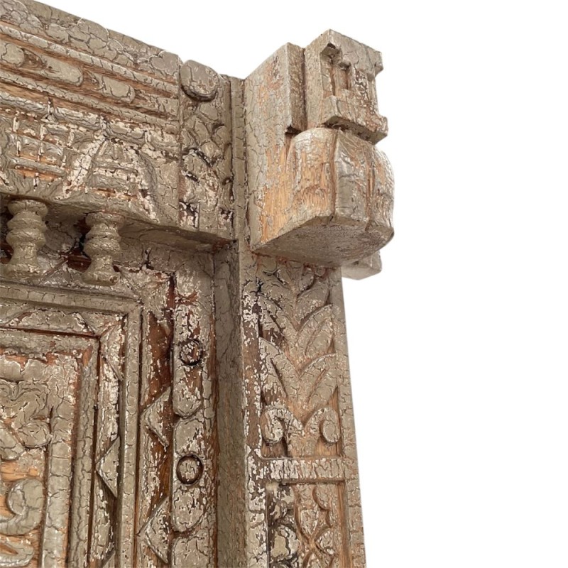 Indian Carved Arch Mirror