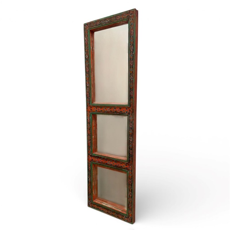 Vintage Painted Wooden Mirror