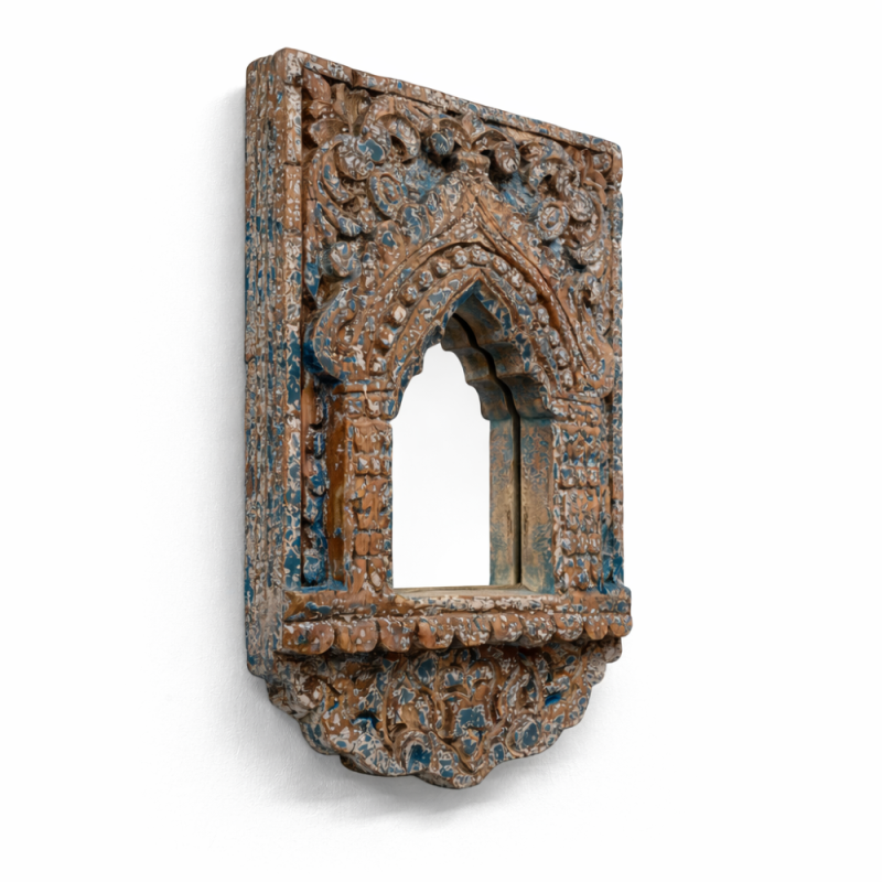 Distressed Arch Mirror