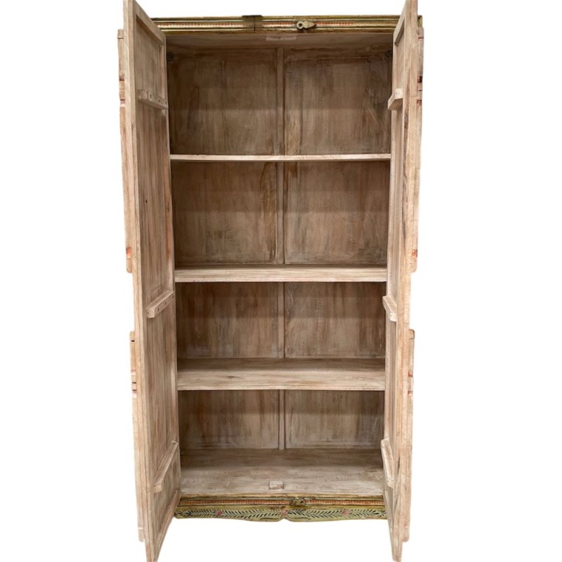 Hand-Carved Tree of Life Cabinet