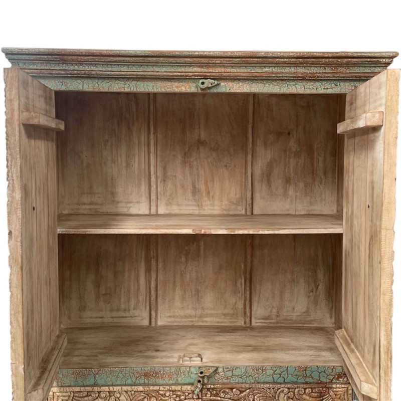 Carved Mandala Cabinet