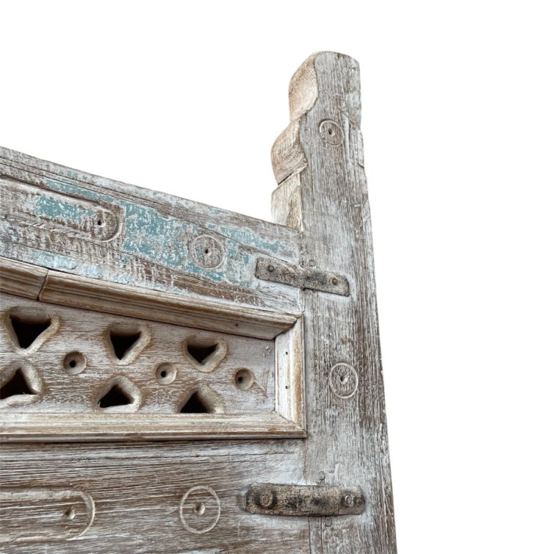 Vintage Blue Distressed Wooden Doors