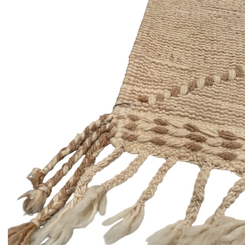 Moroccan Handwoven Natural Runner