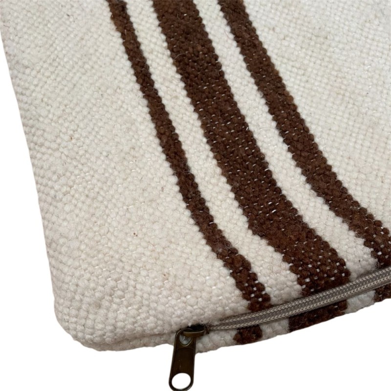 Handwoven Striped Kilim Cushion
