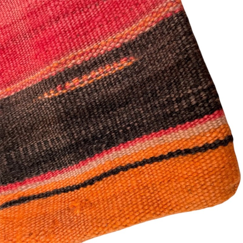 Handwoven Striped Kilim Cushion