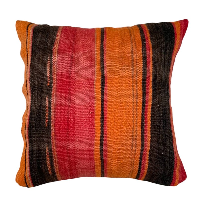 Handwoven Striped Cushion Cover 