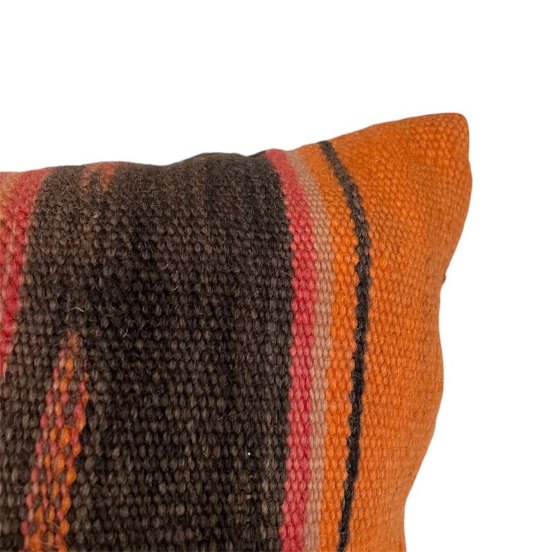 Handwoven Striped Cushion Cover 